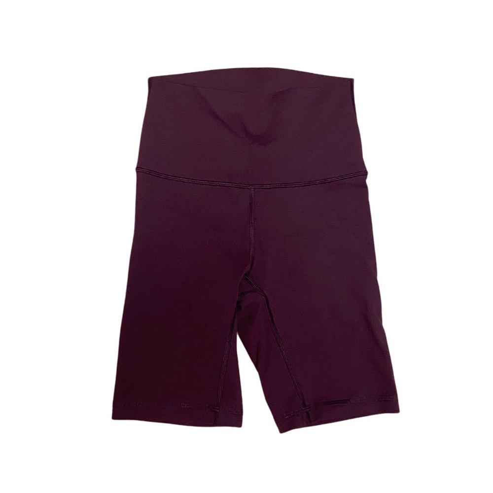 lululemon athletica High-Waist Bike Shorts in Deep Plum